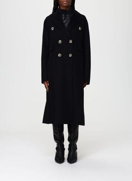 cappotto doppiopetto lungo H.K1083.4485 NERO HANITA 