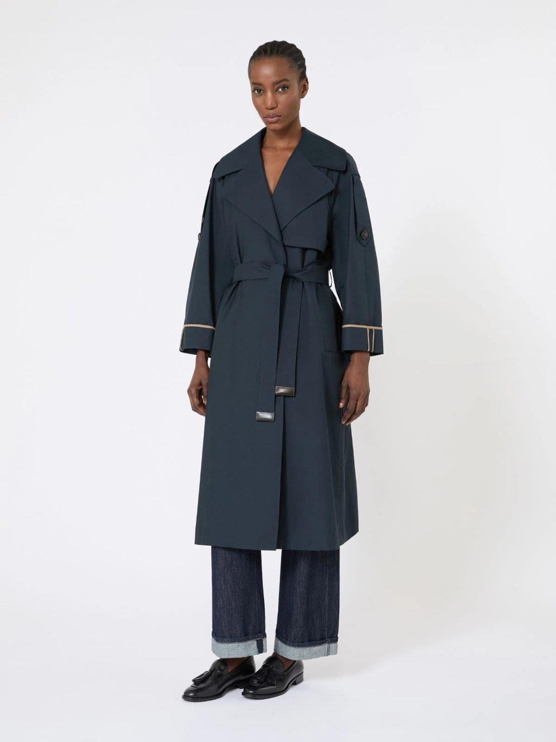 trench over in twill antigoccia MTCUTRENCH 006 MAXMARA THE CUBE 