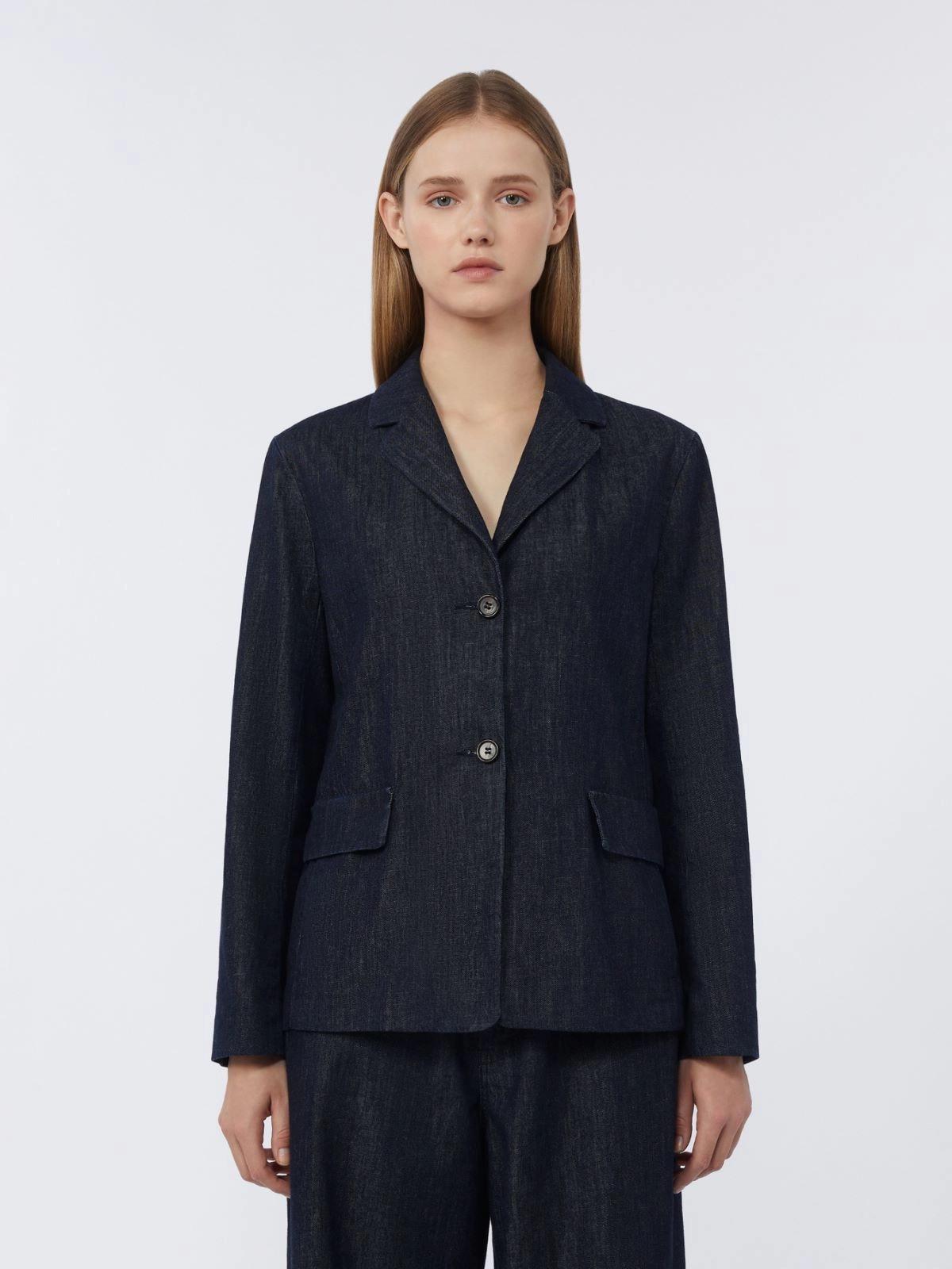 giacca monopetto in denim SMMLEONE 001 S MAXMARA 
