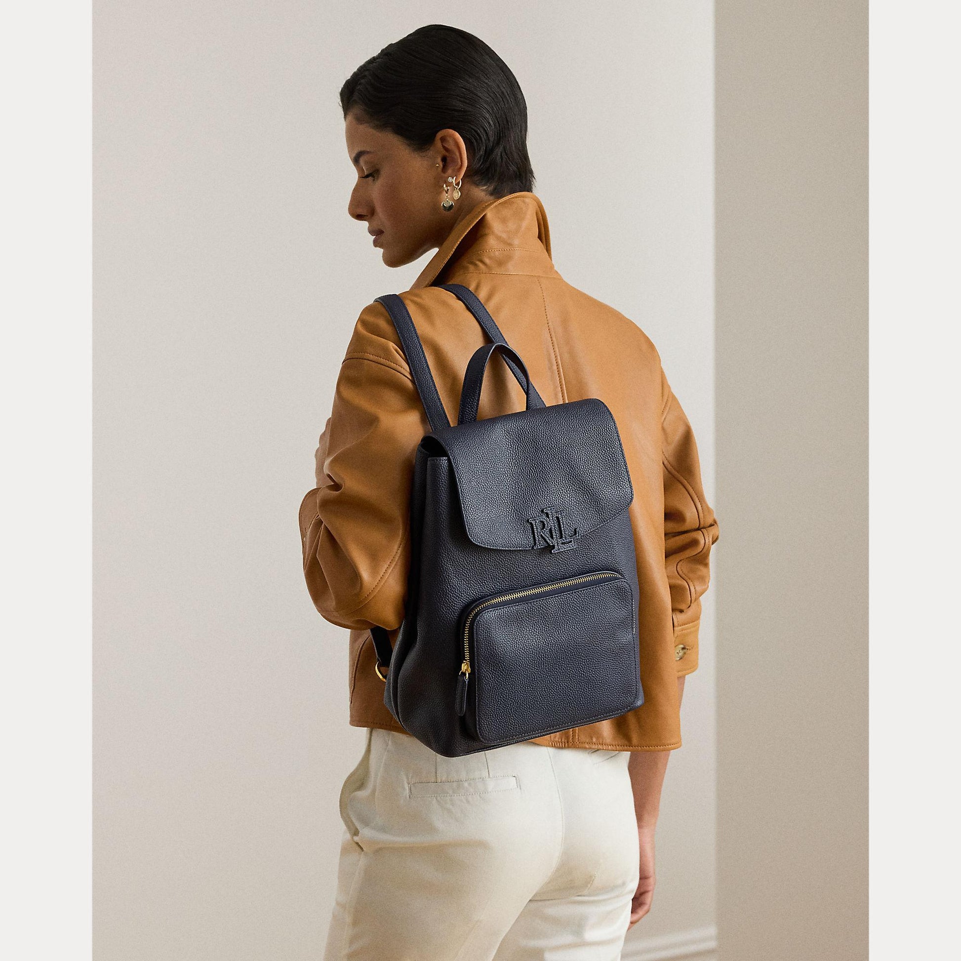 zaino cameryn in pelle 431-969355 005 LAUREN RALPH LAUREN 