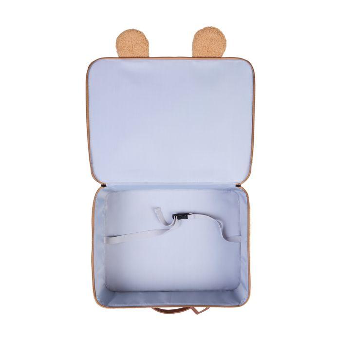 trolley mini traveller VALIGIA MINI MARRONE ORSO CHILDHOME 