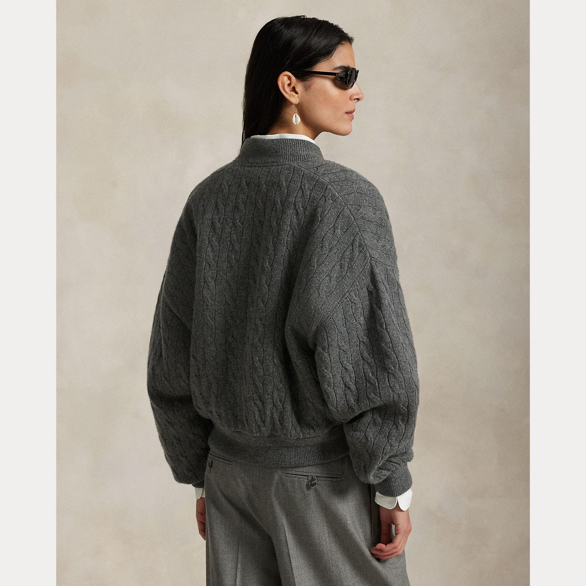 giacca bomber in lana e cashmere 211-966122 001 RALPH LAUREN POLO 