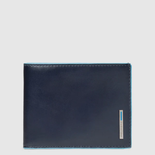 portafoglio in pelle b2 PU257B2R BLU2 PIQUADRO 