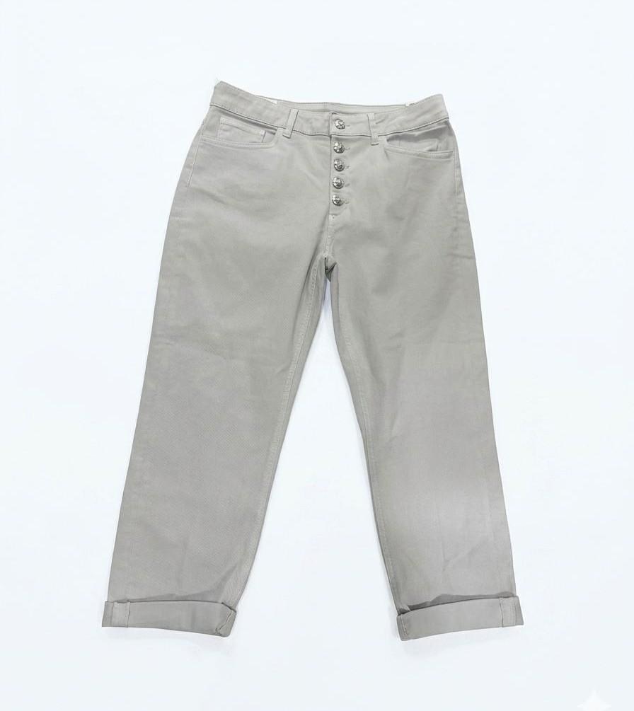 Pantalone koons con bottone gioiello DP268BBS0030DPTD 021 DONDUP 