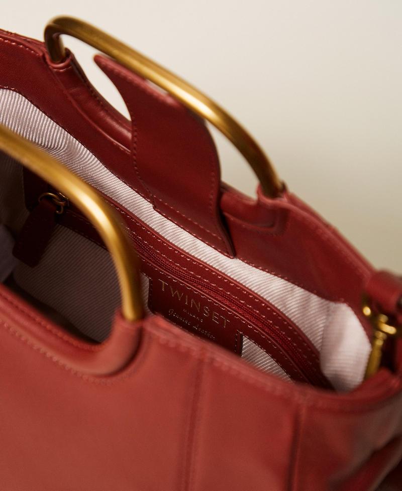 borsa shopper con manici metallo 261TD8451 13332 TWINSET 