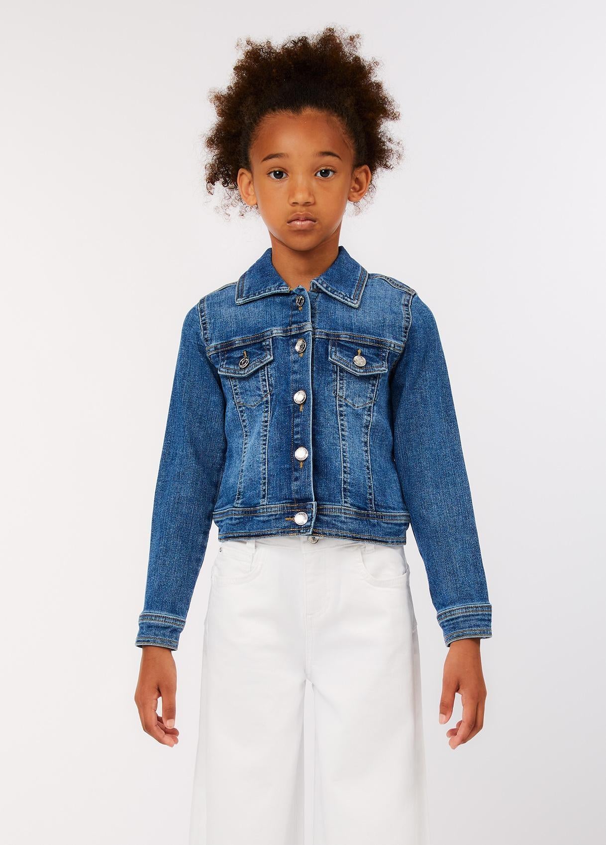 giubbino in denim GA6066D3246 79004 LIU JO JUNIOR 
