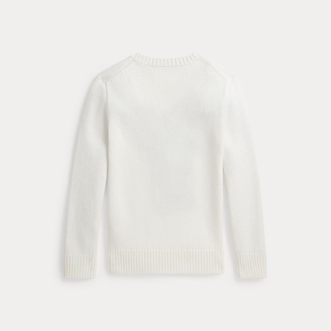 Maglione con orsetto 323A12203001 WHITE RALPH LAUREN POLO 
