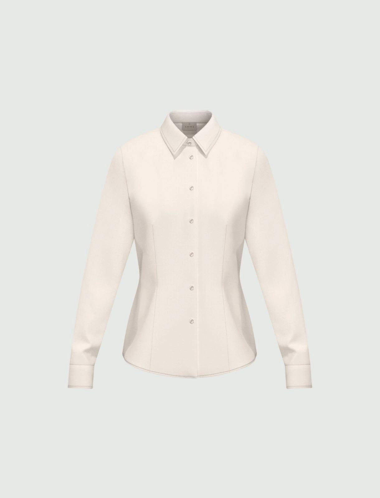 camicia in popeline stretch EMMTEMPO 001 EMME MARELLA 
