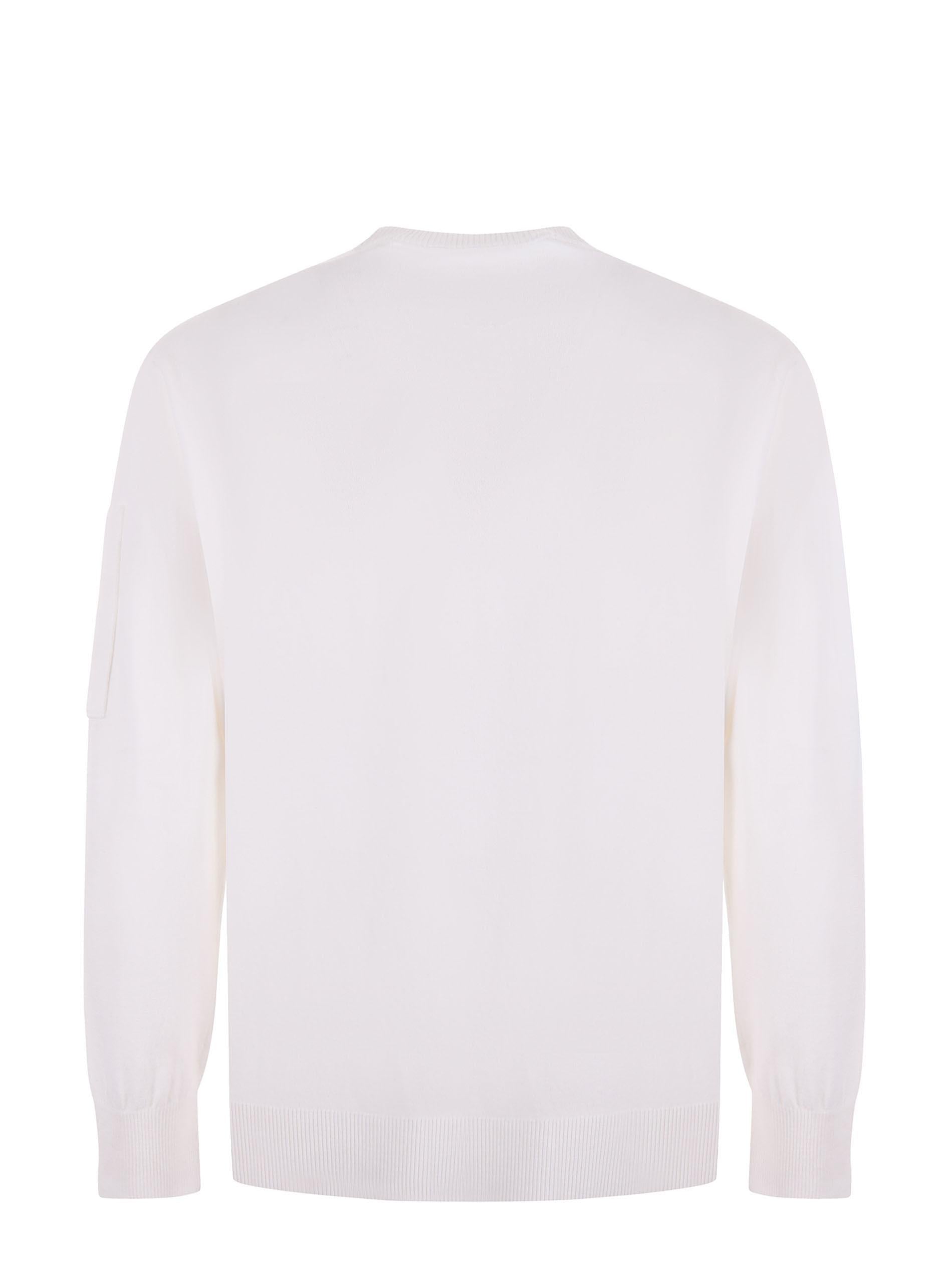 maglia extra fine in lana merino 19CMKN037A 005528A 103 CP COMPANY 