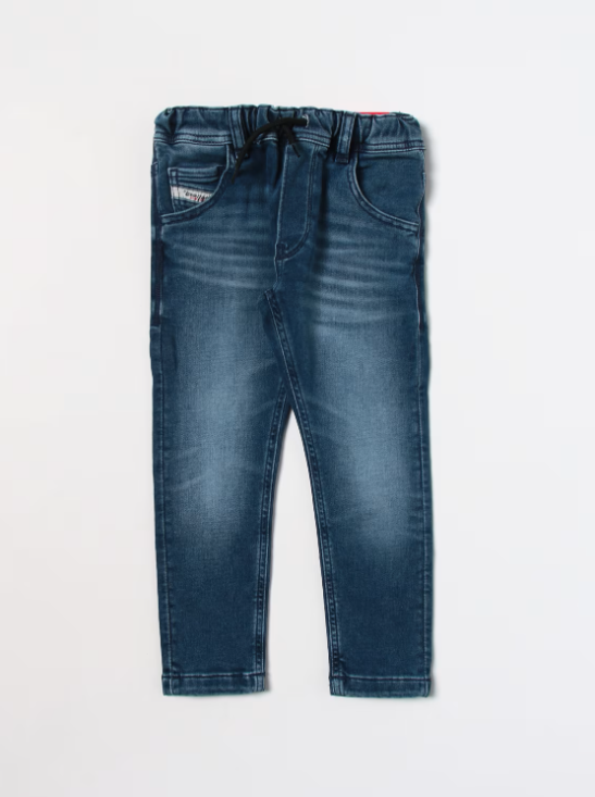 Jeans in denim con patch 00J3AJ KXBJD K01 DIESEL 