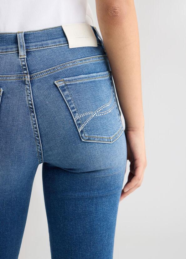 Jeans slim fit con strass UA5066DS615 78849 liU JO 