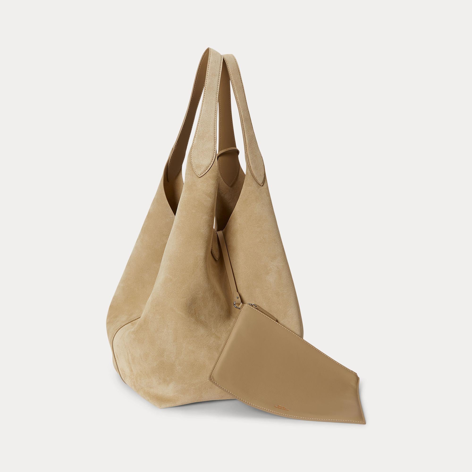 Borsa grande in camoscio 428-968153 004 RALPH LAUREN POLO 