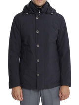 MONTECORE Parka con pettorina e cappuccio Nero