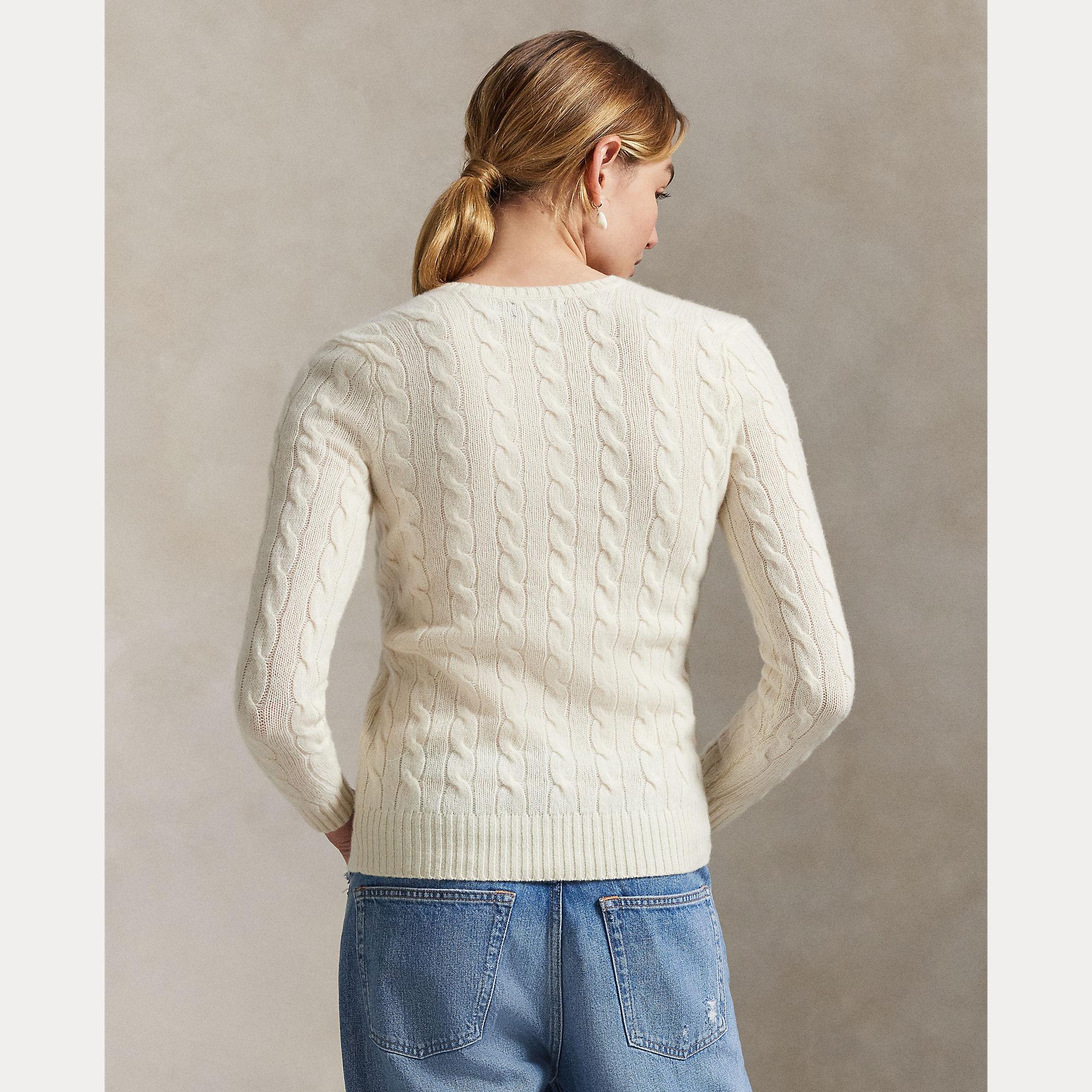 maglione a trecce in lana e cashmere 211-971866 001 RALPH LAUREN POLO 