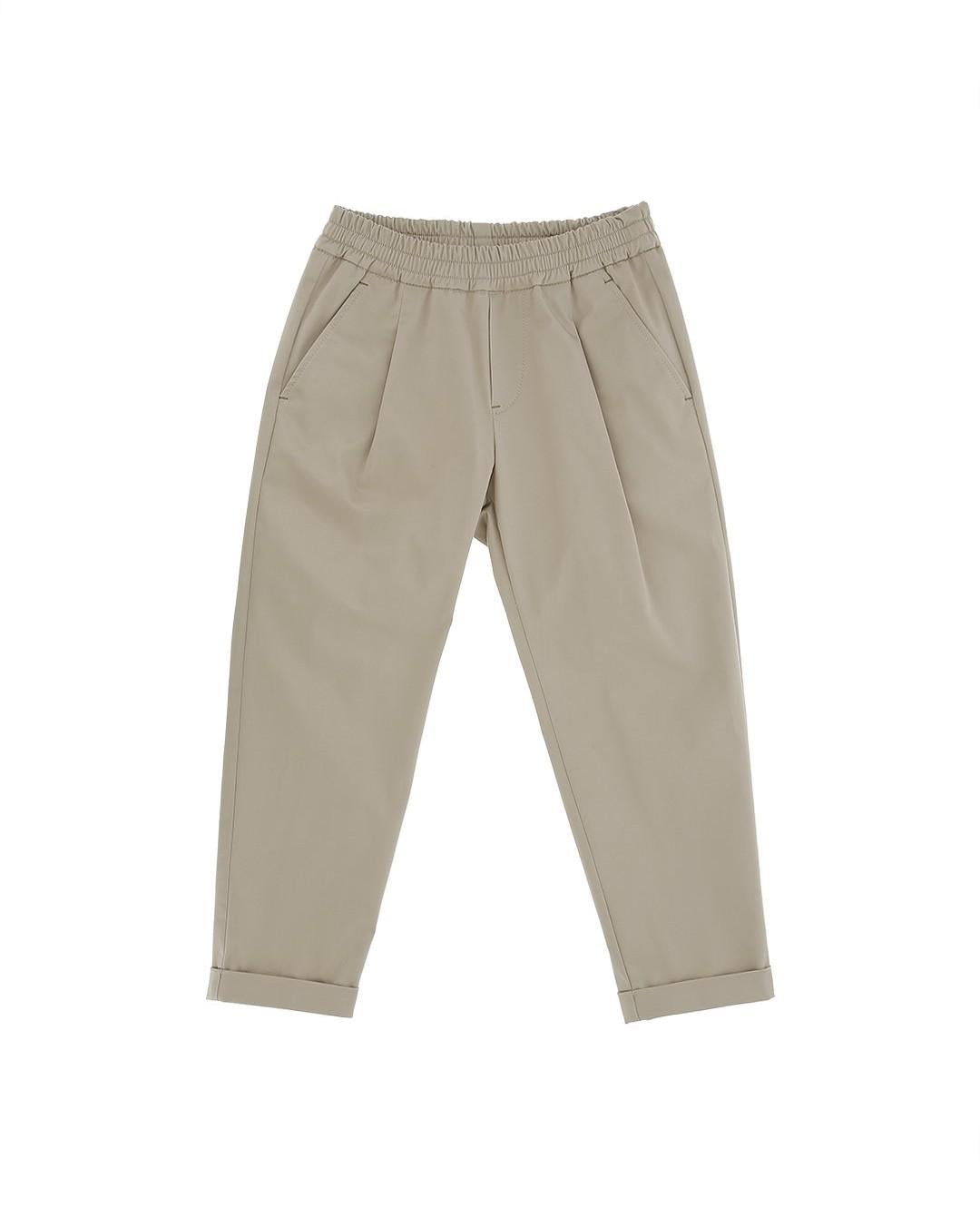 pantalone con vita elasticizzata DMPA183 RA029 0037 DONDUP KIDS 