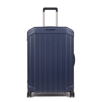 trolley a 4 ruote BV4427PQL BLUO PIQUADRO 