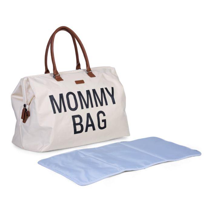 borsa mommy bag MOMMY BAG WHITE/BLACK CHILDHOME 