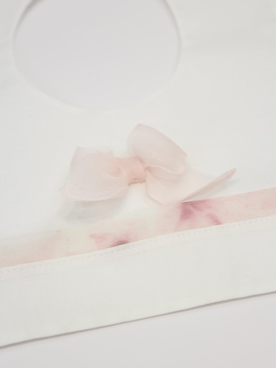 bavetta in cotone con fiocco DIAMANTE BAVETTA UNI PICCOLA GIUGGIOLA 