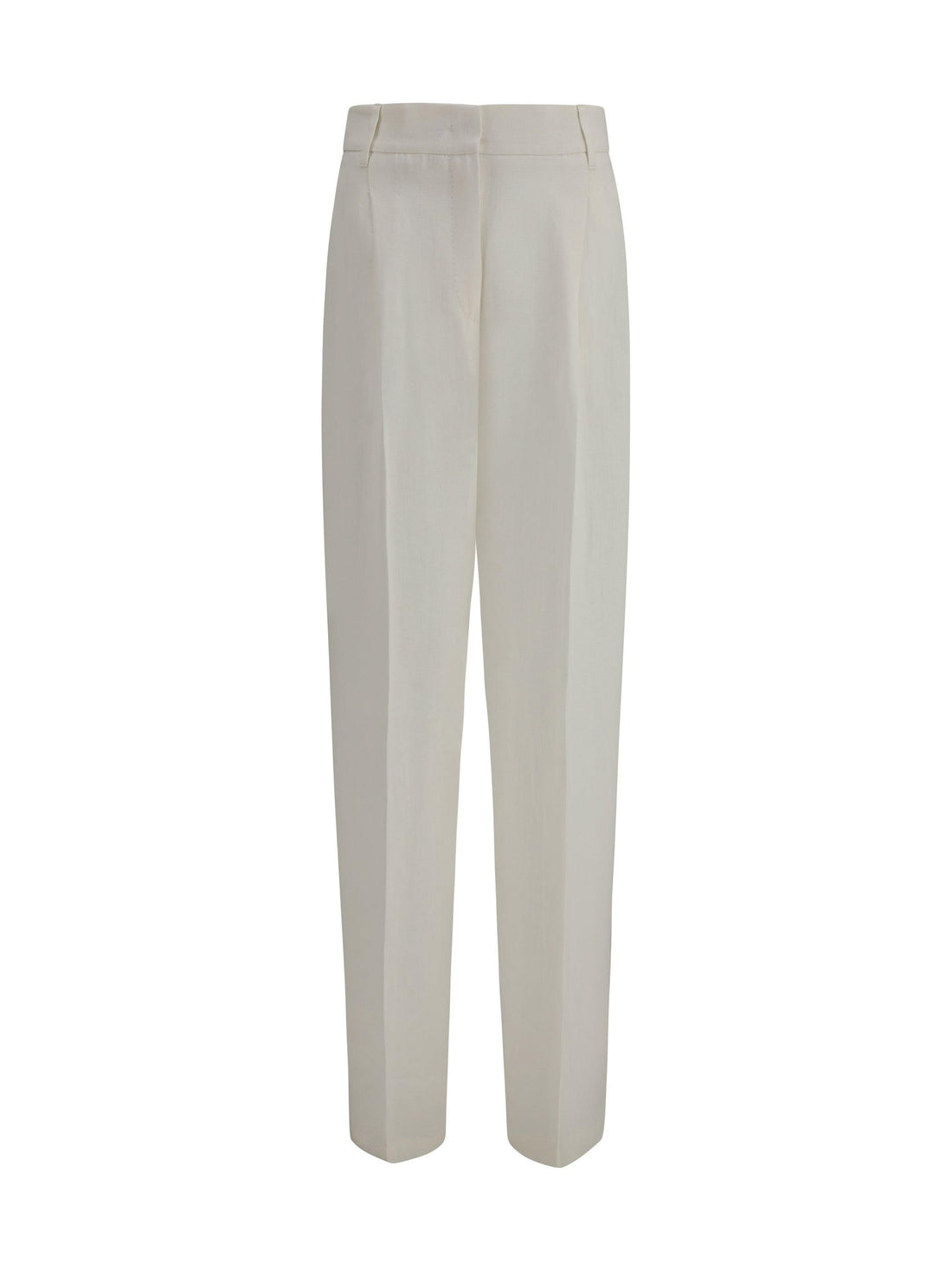 pantalone ampio in batavia di lino MSTSUMERO 015 MAXMARA STUDIO 