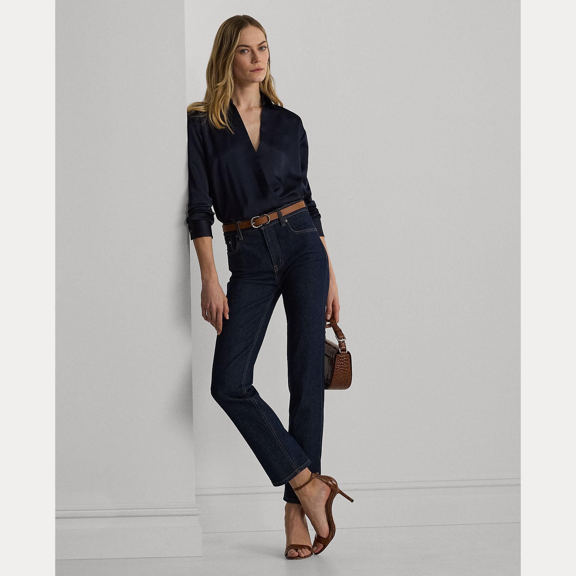 blusa charmeuse di raso 200-940215 001 LAUREN RALPH LAUREN 