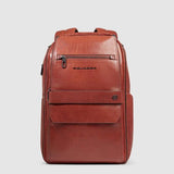 PIQUADRO zaino porta notebook 14 Cuoio