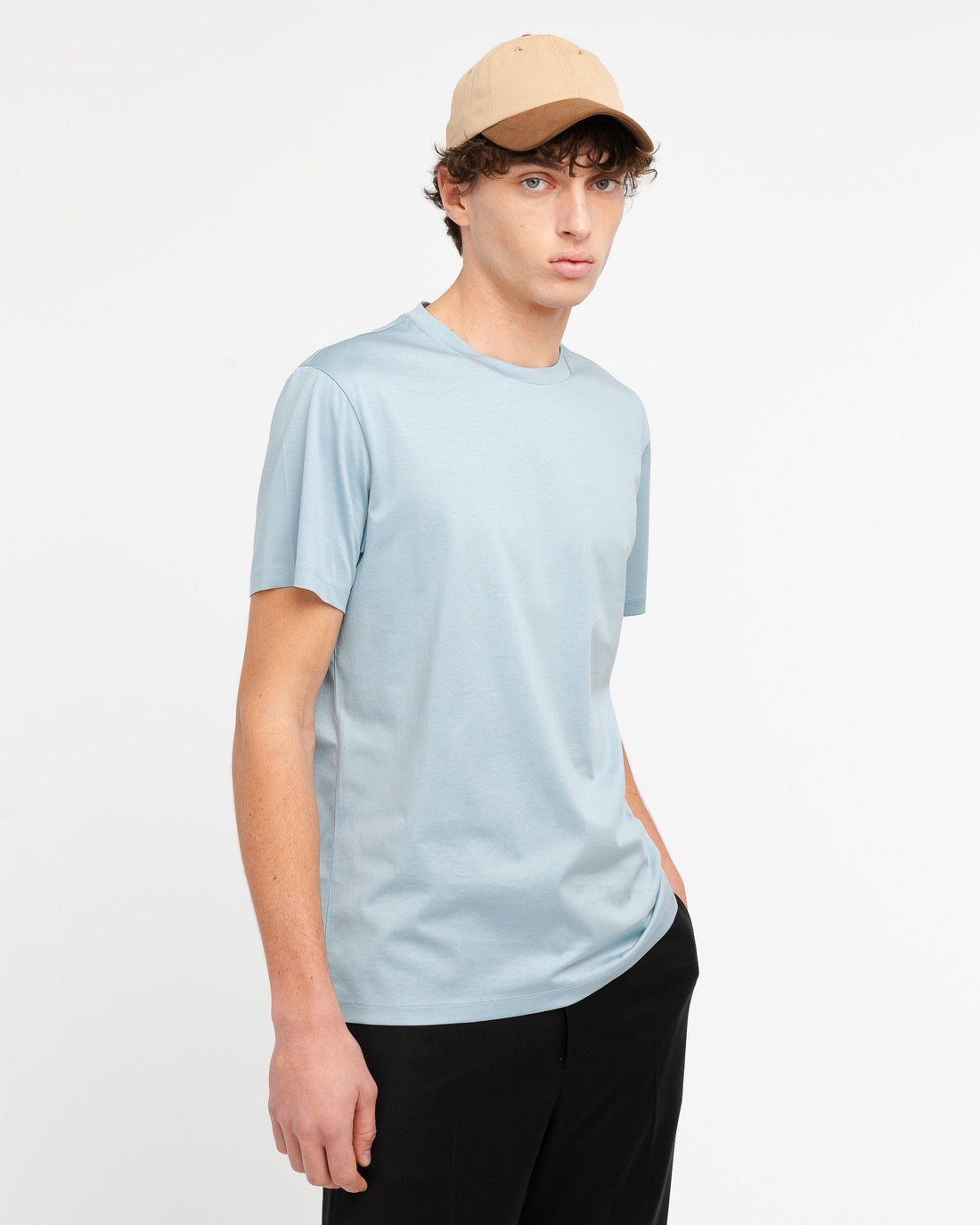 t-shirt con logo in tono 4030M001 263210 82 MANUEL RITZ 
