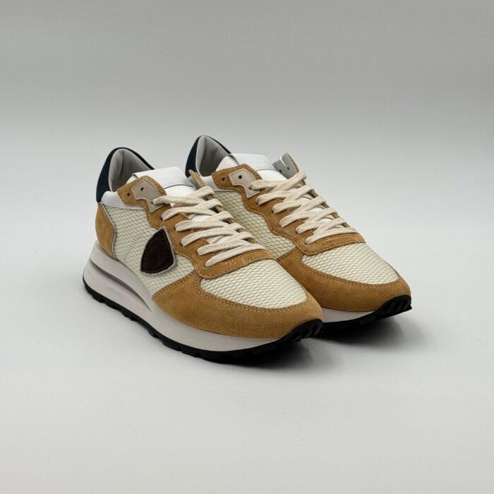 sneakers tropez haute TKLU WT03 BLANC SABLE PHILIPPE MODEL 