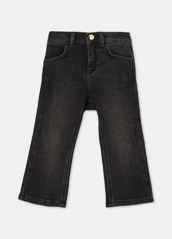 jeans con strass KF5035D5035 88008 LIU JO JUNIOR 