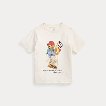 t-shirt polo bear bianca 322-A12428 002 RALPH LAUREN POLO 