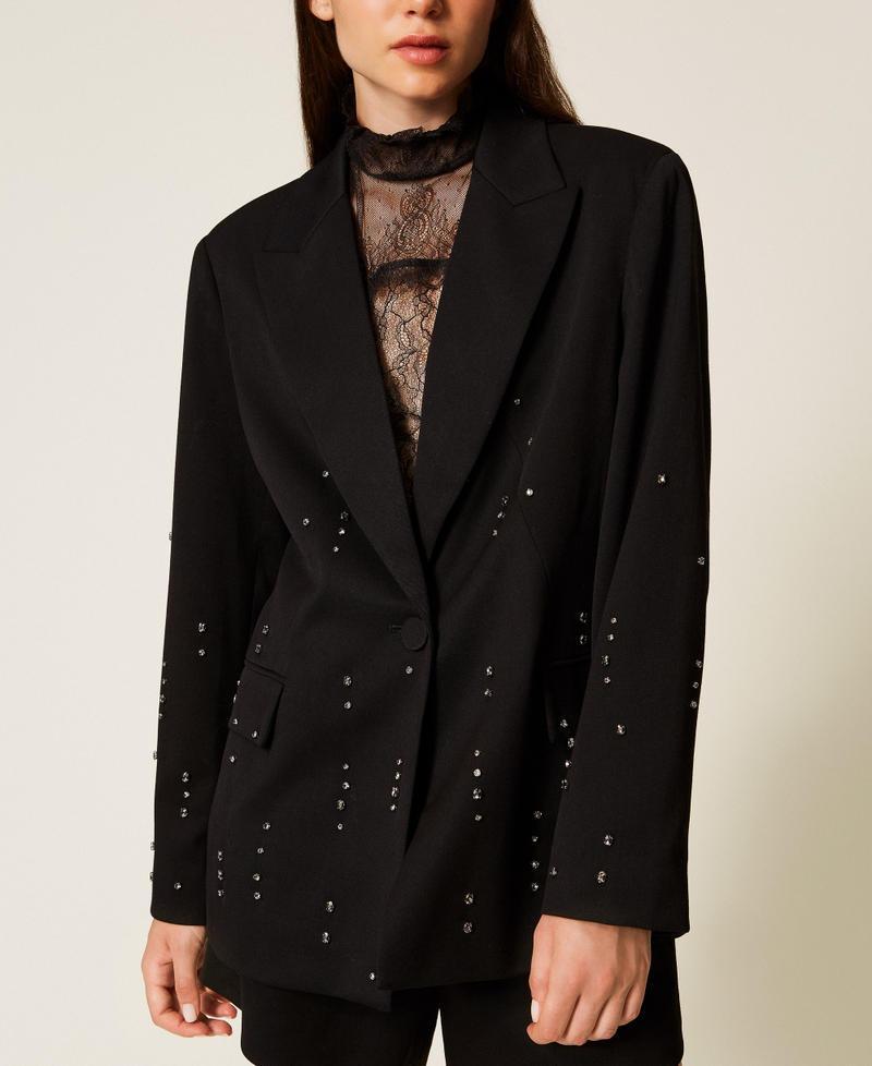 blazer con ricamo a mano 252AT2010 00006 TWINSET ACTITUDE 
