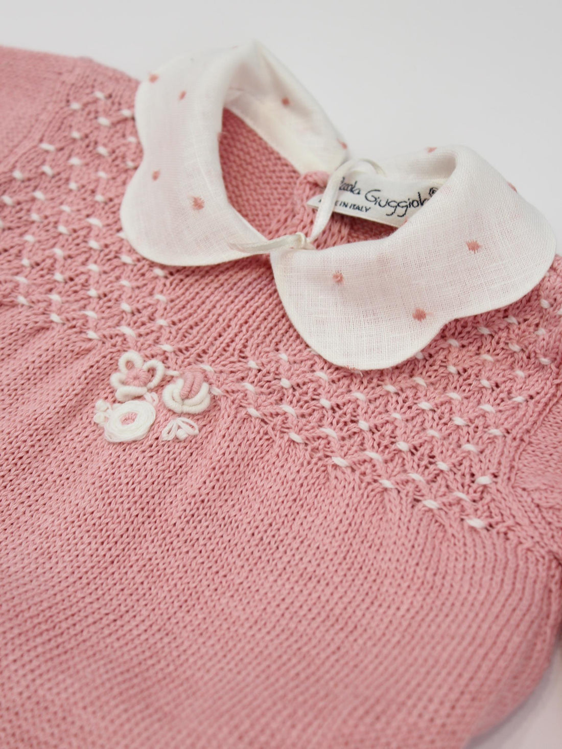 completino nascita due pezzi in cotone TAORIMINA COPRIFASCE UNI PICCOLA GIUGGIOLA 