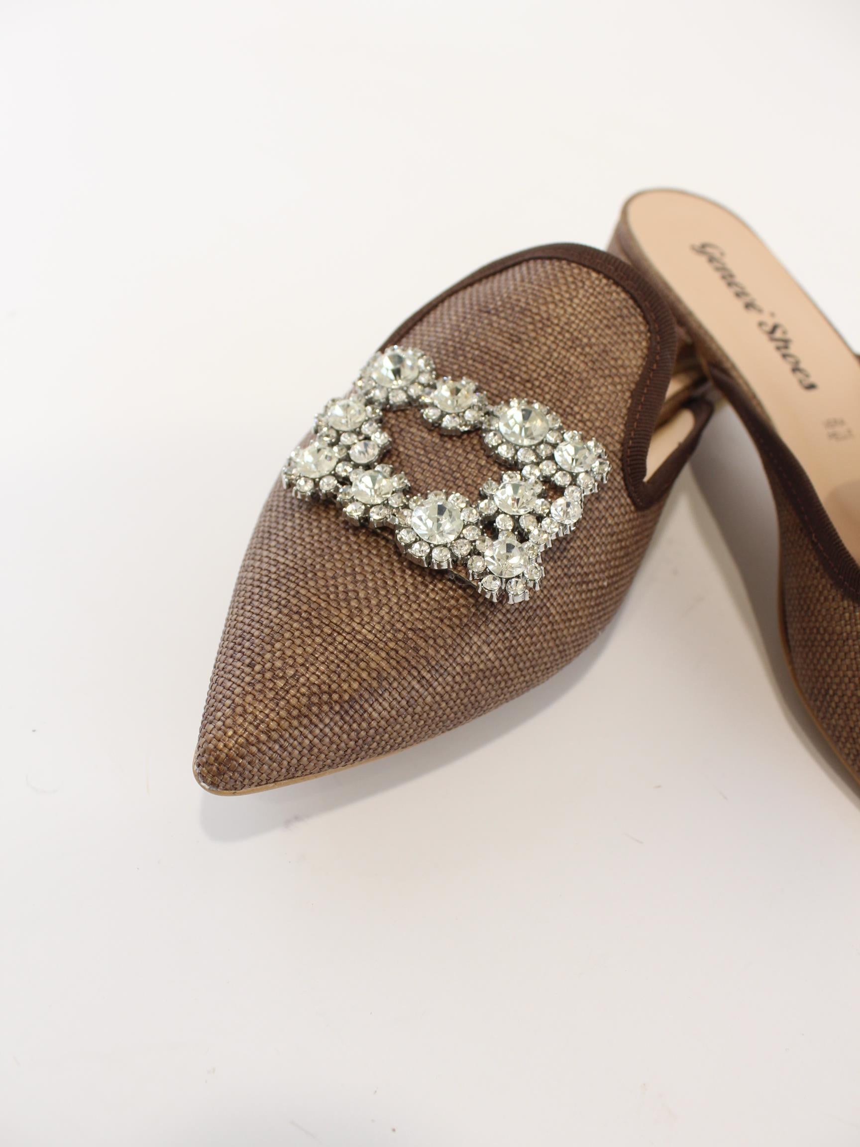 mules fireno geneve FIRENO MARRONE GENEVE 