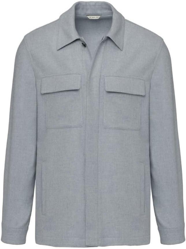 giacca overshirt in flanella di lana 3932G2441X 253600 96 MANUEL RITZ 