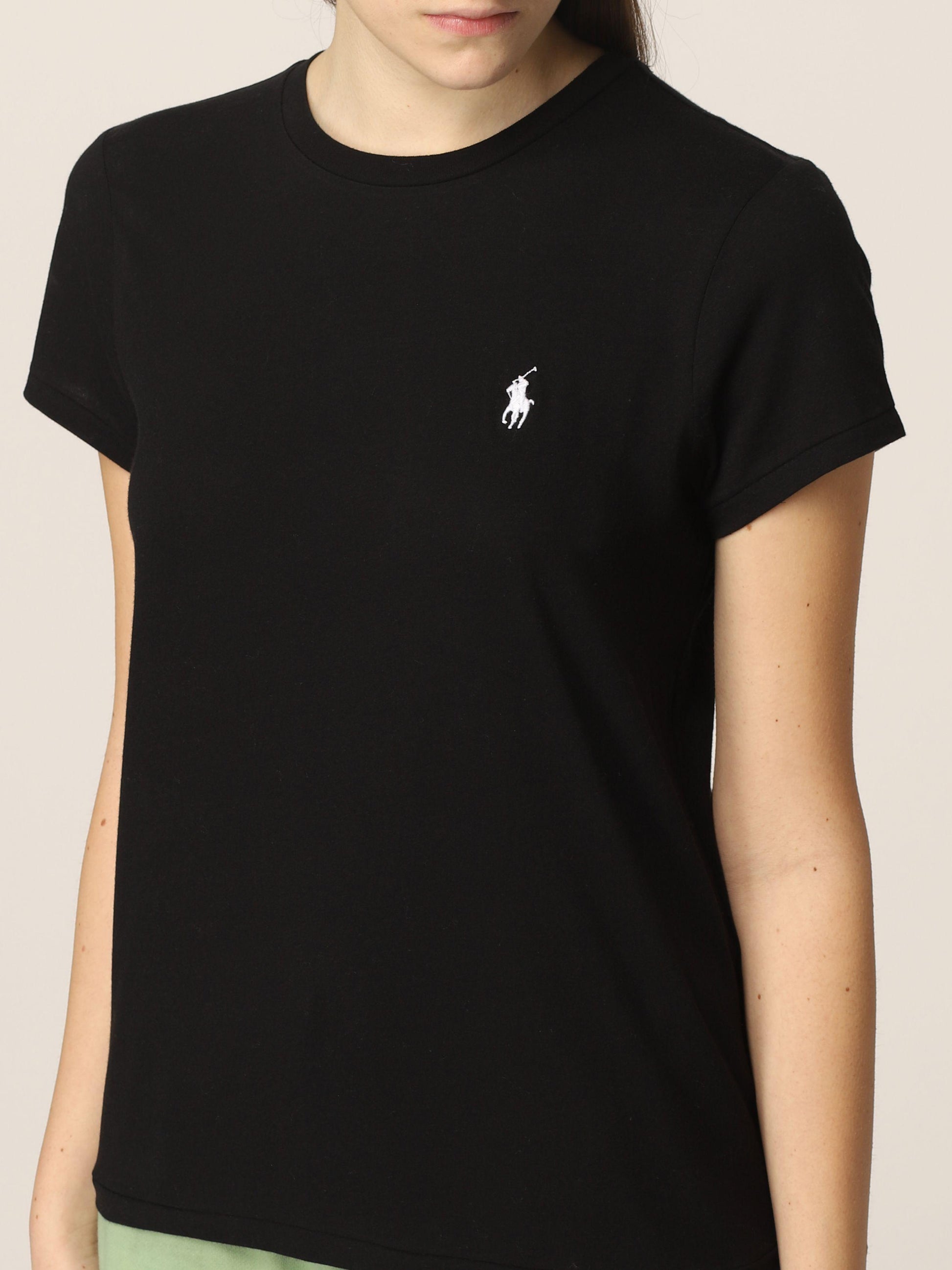 T-shirt con logo ricamato 211-847073 008 RALPH LAUREN POLO 