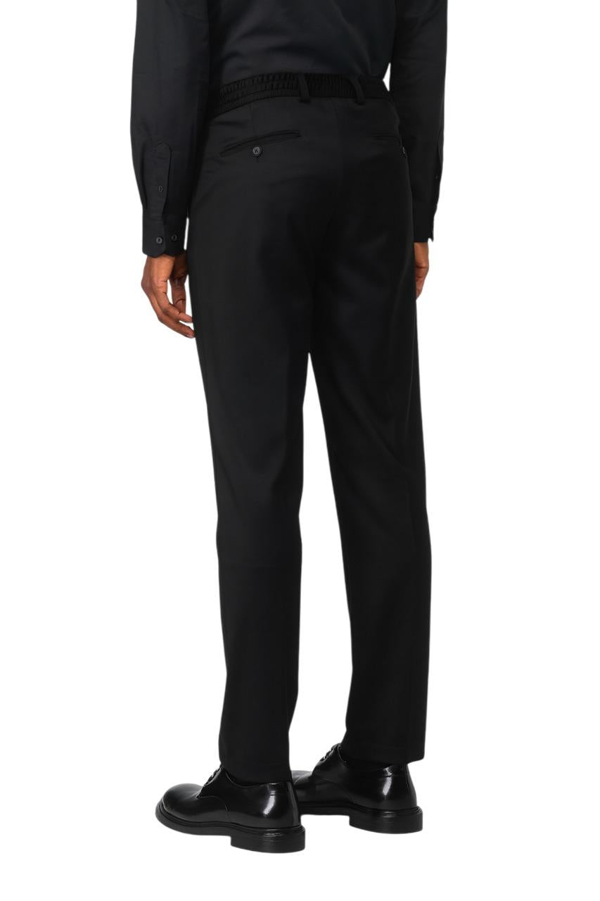 pantalone in tessuto tecnico stretch 3932P5004C 253759 99 MANUEL RITZ 
