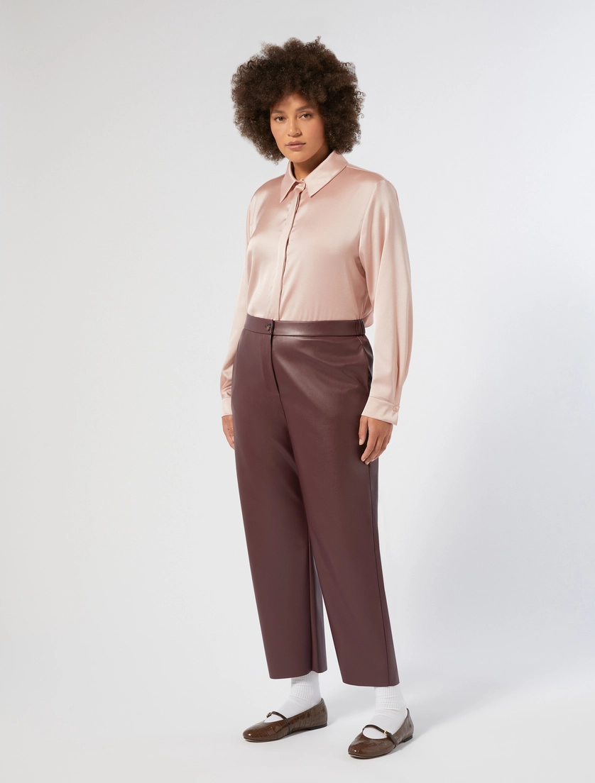 pantalone in jersey spalmato OCCHIO 002 NOW MARINA RINALDI 