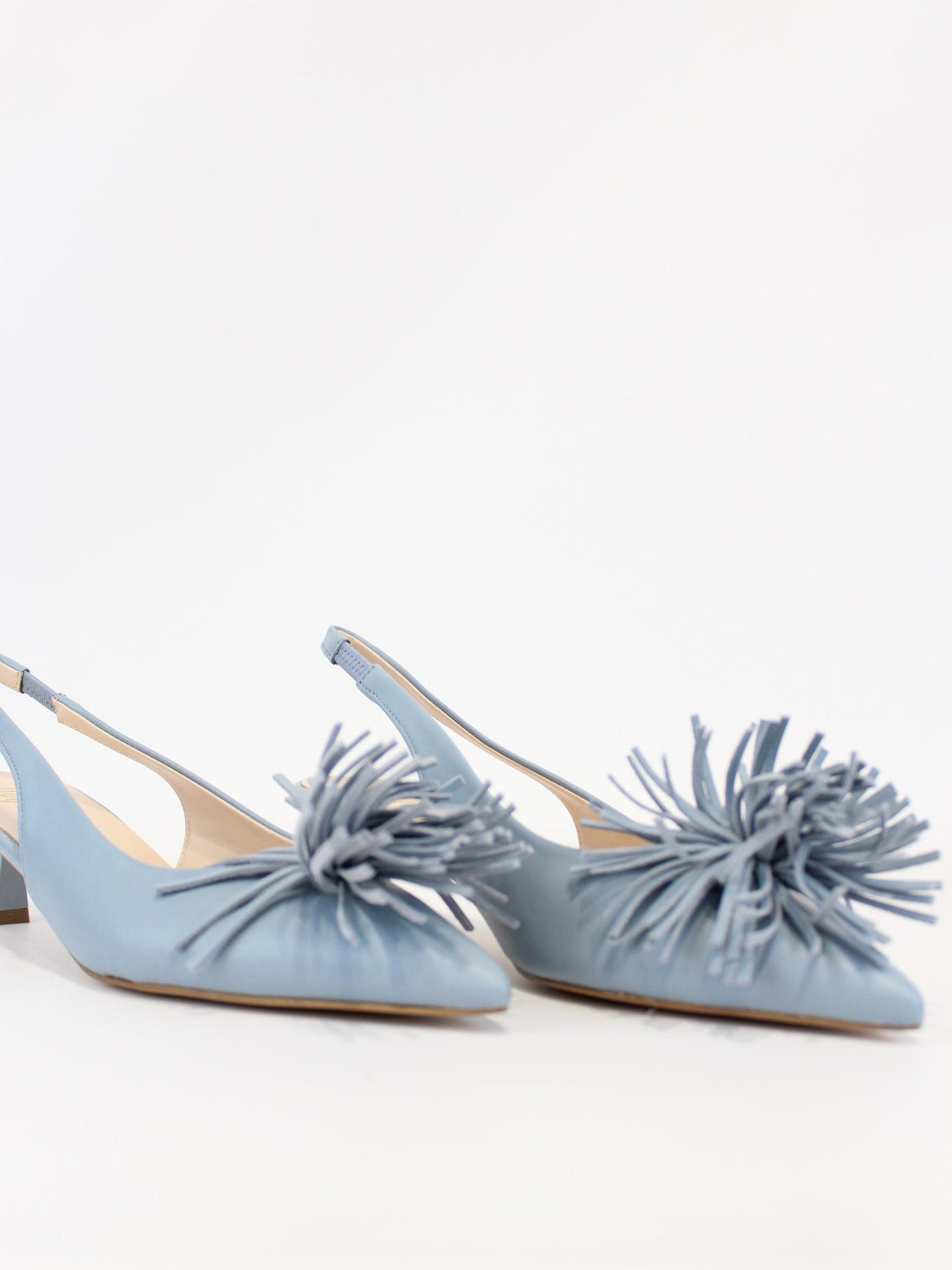 dècollete in nappa con applicazione AC578 NAPPA CIELO OVYE' 