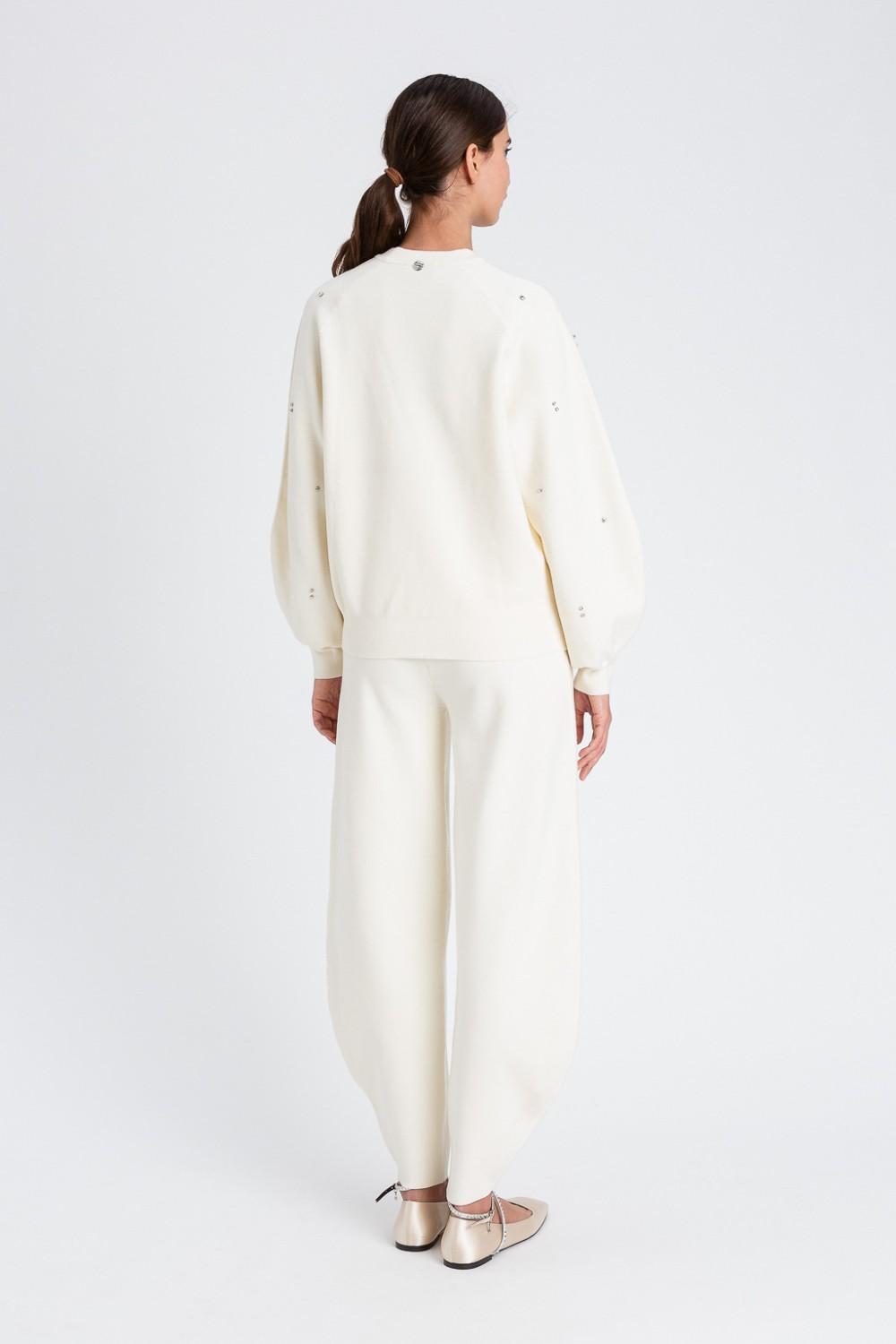 maglione con applicazioni 252AT3050 00282 TWINSET ACTITUDE 