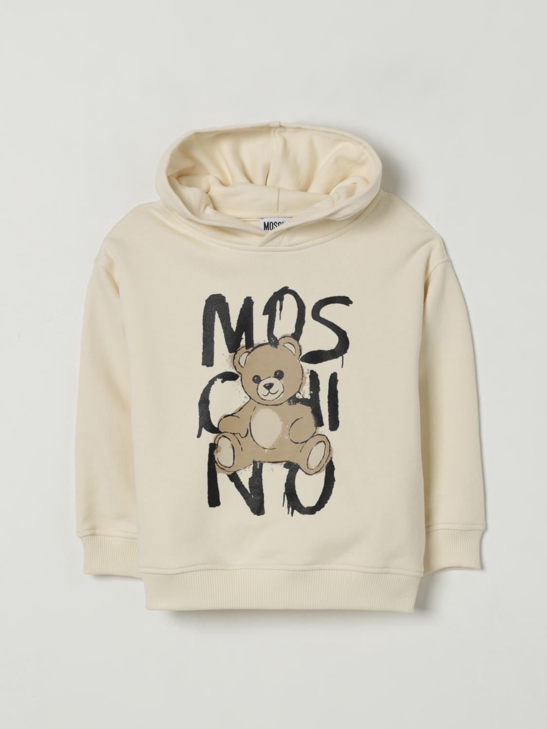 felpa con stampa HUF098LCA77 10123 MOSCHINO KIDS 