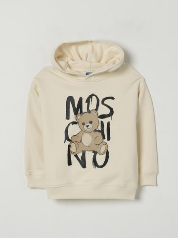 felpa con stampa HUF098LCA77 10123 MOSCHINO KIDS 