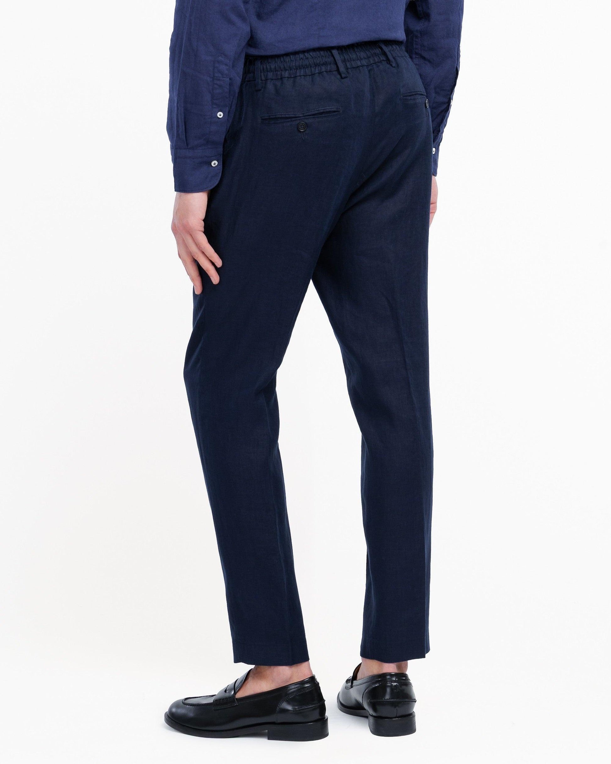 pantalone jogging in lino 4032P1688L 263144 89 MANUEL RITZ 