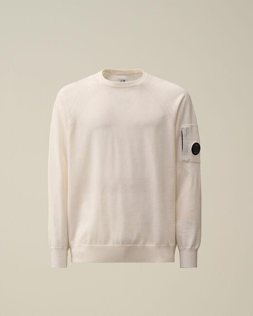 maglia in lana merino 17CMKN049A 005528A 103 CP COMPANY 