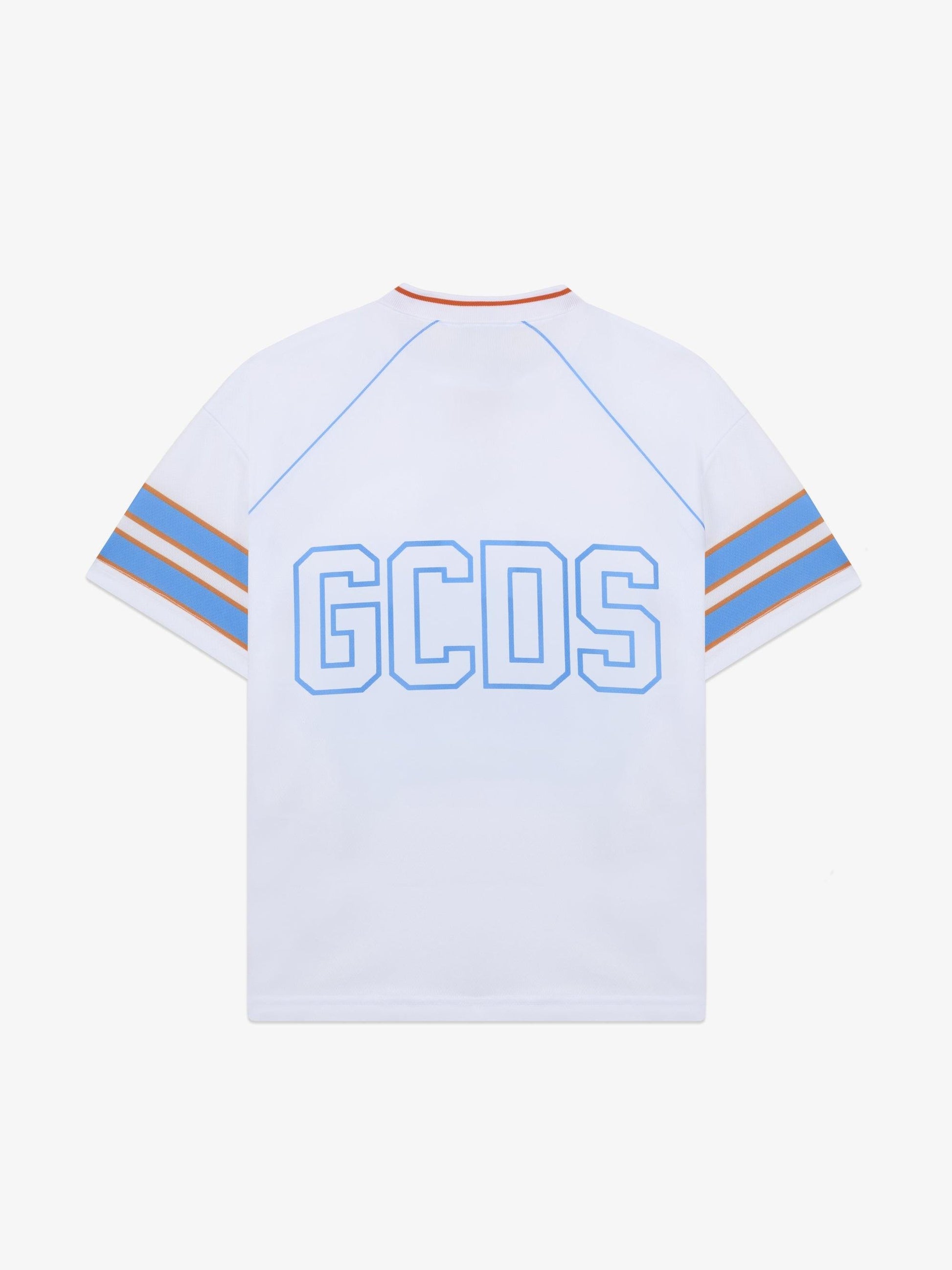 t-shirt loose soccer C1BJQC709J 100 GCDS 