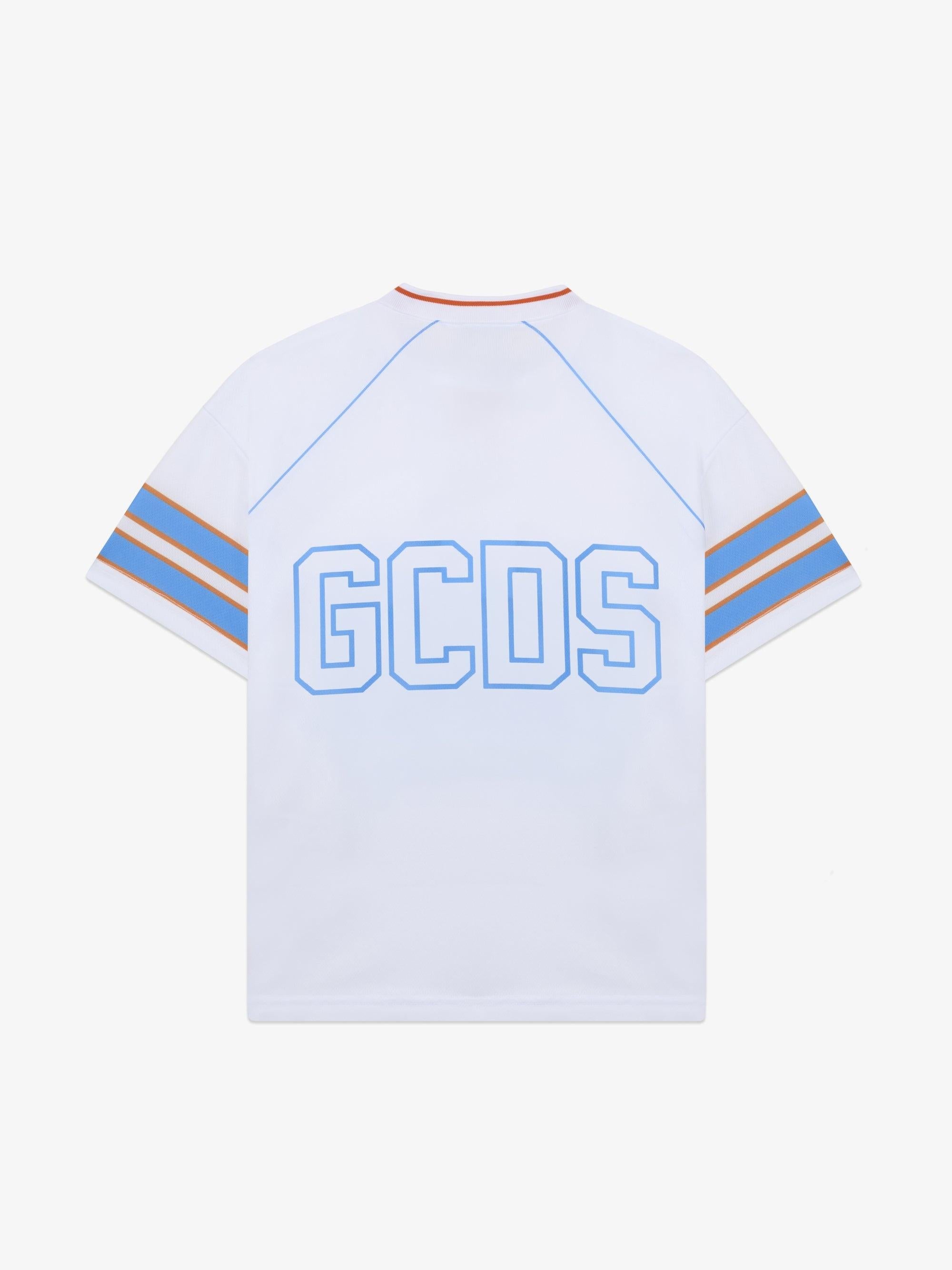 t-shirt loose soccer C1BJQC709J 100 GCDS 