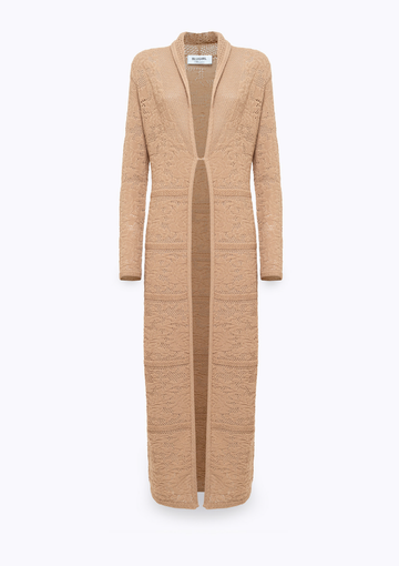 maxi cardigan con laccio RA6082MA09S 61212 Blugirl 