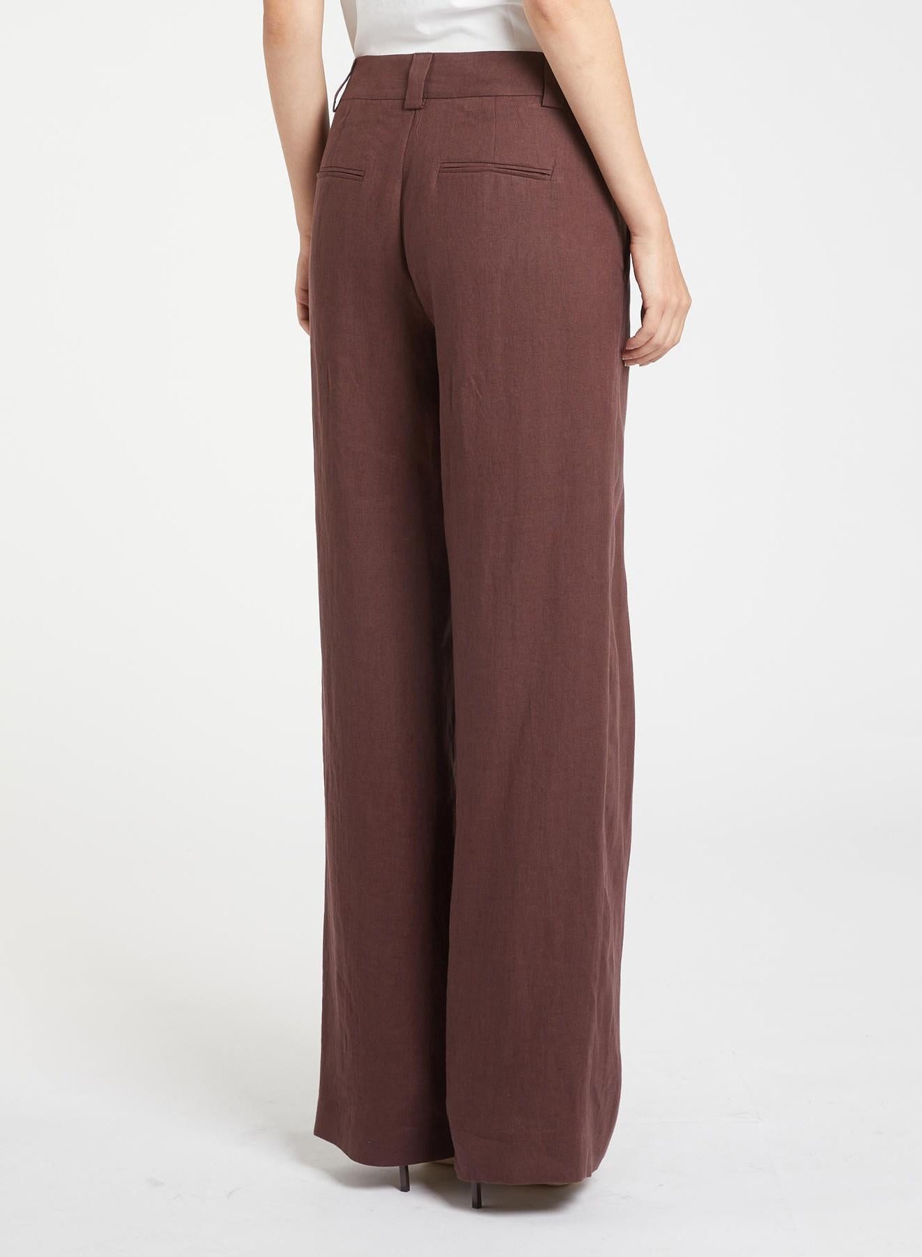 pantalone in lino MLLRETE 003 MARella 