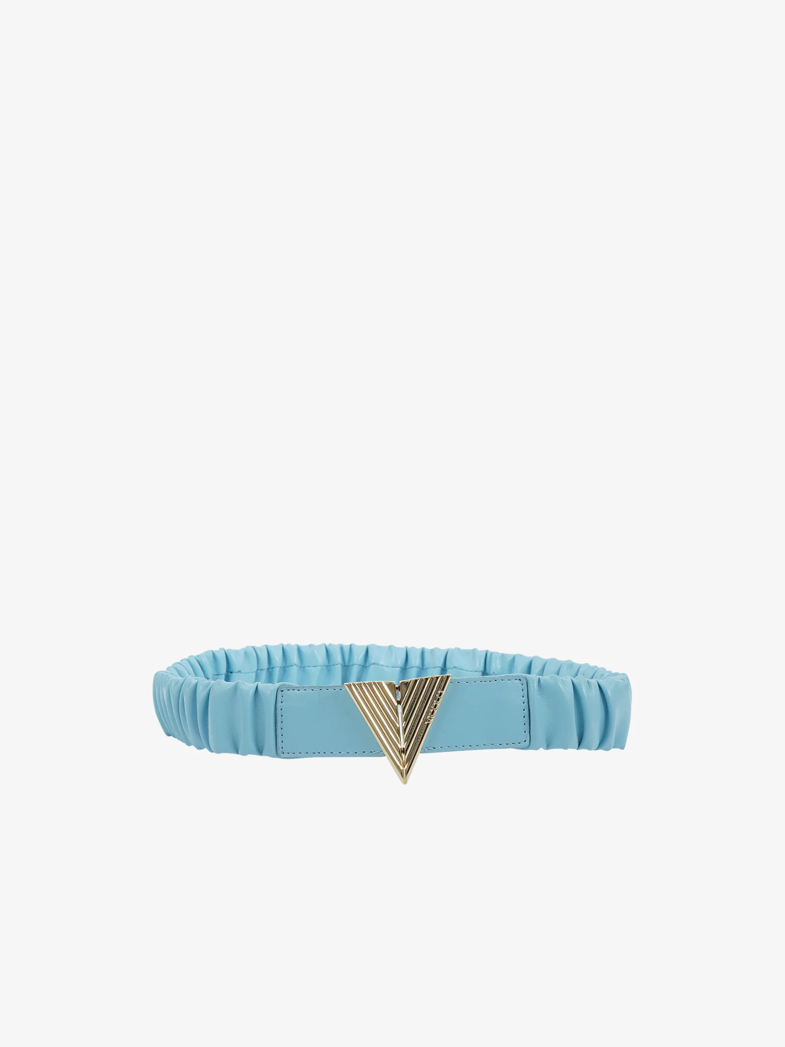 cintura elasticizzata con V AB0032 AZZURRO VICOLO 