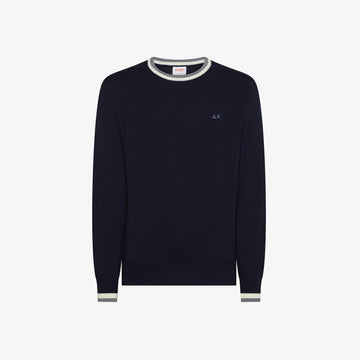maglione con contrasti K45145 07 SUN68 