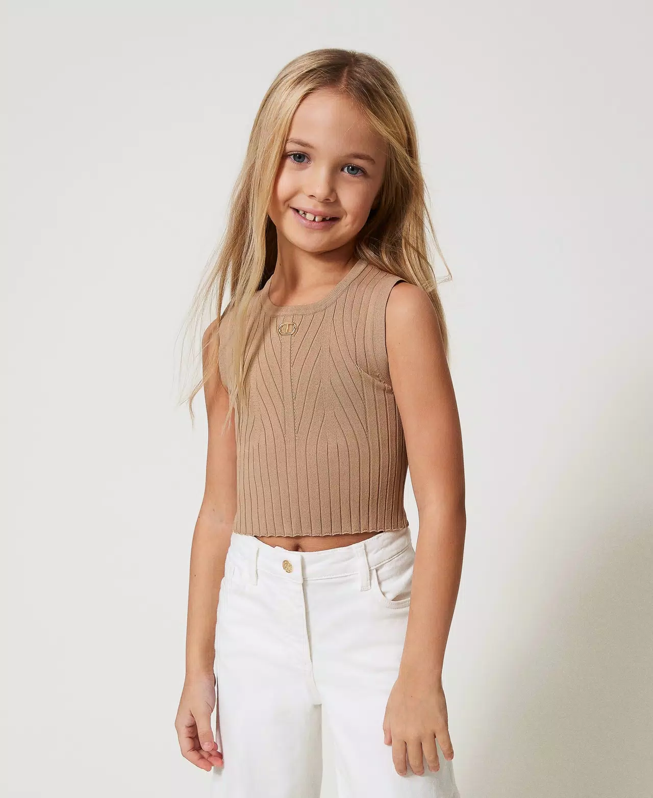 top in maglia 251GJ3404 00310 TWINSET GIRL 