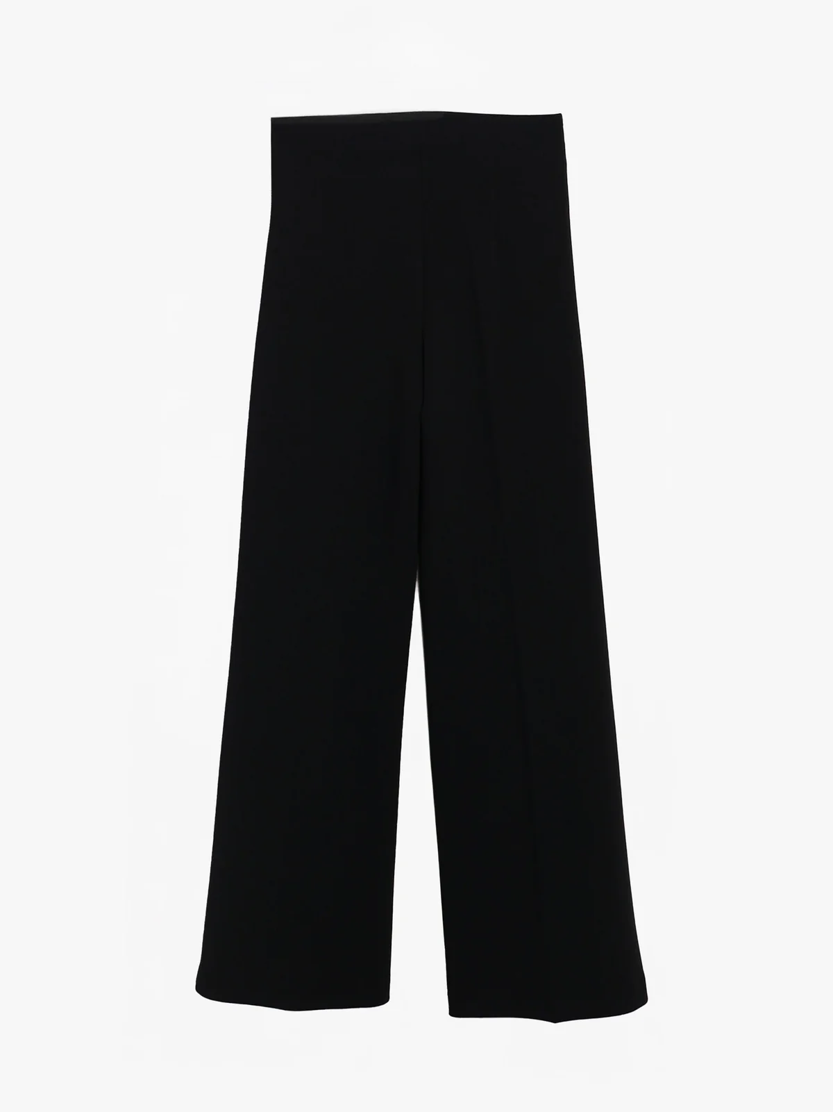 pantalone in crepe TD0449 NERO VICOLO 
